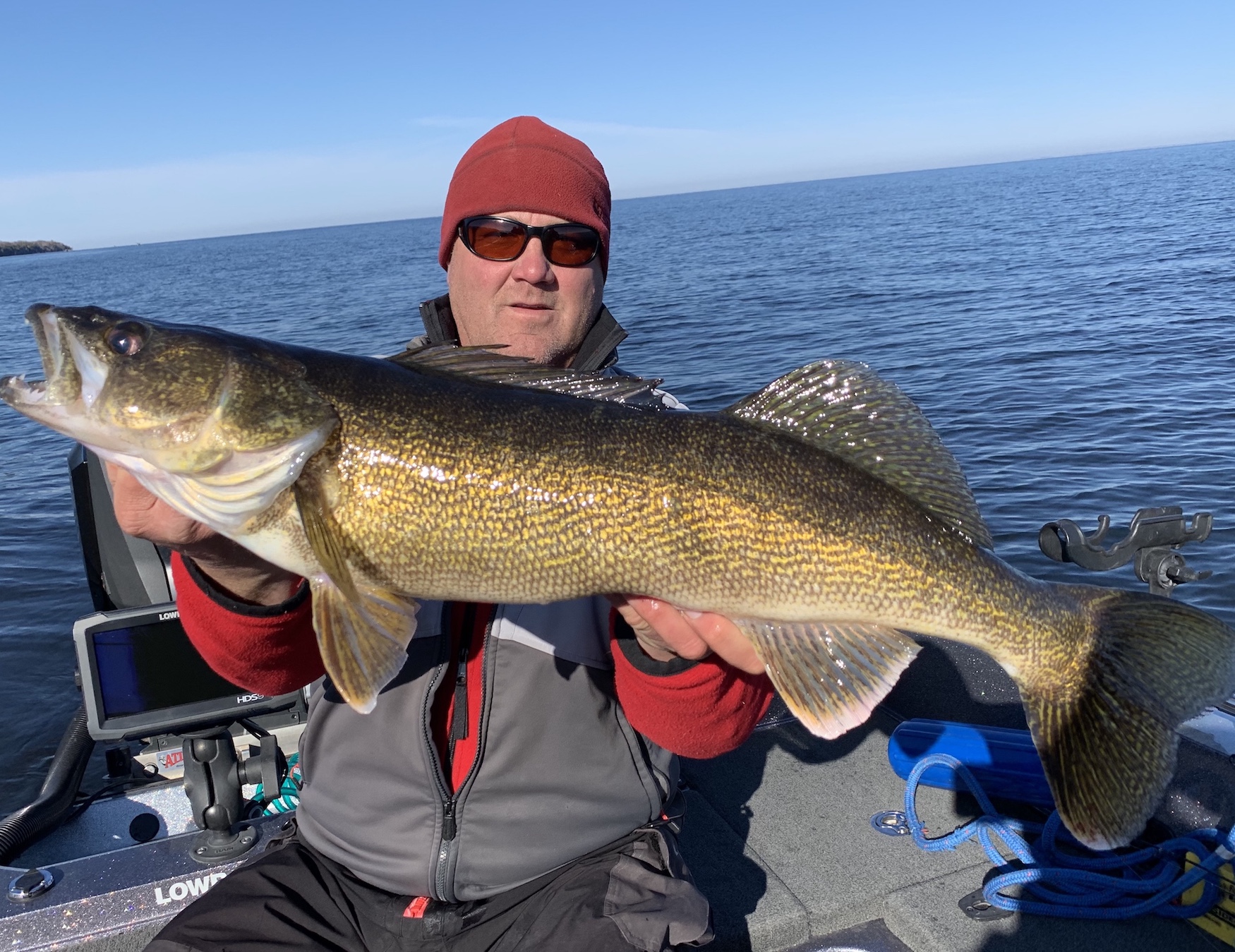 Shore fishing for spring walleyes